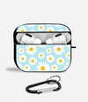 Retro Daisy Floral Airpods Glass Case