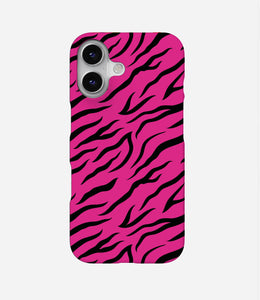 Zebra Pink/Black Phone Case