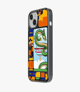 Goku Iphone Circuit Glass Case