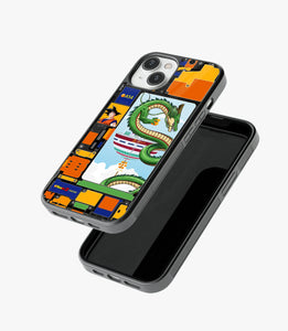 Goku Iphone Circuit Glass Case