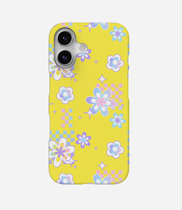 Y2k Yellow Flowers Case