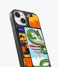 Load image into Gallery viewer, Goku Iphone Circuit Glass Case
