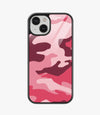 Wine Berry Camo Glass Case