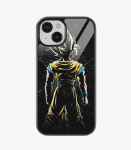 Load image into Gallery viewer, Goku Back Art Glass Phone Case
