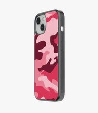 Load image into Gallery viewer, Wine Berry Camo Glass Case
