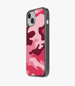 Wine Berry Camo Glass Case