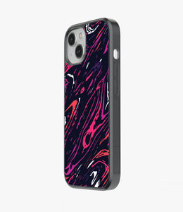 Abstract Spectrum Waves Pattern Glass Case