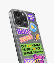 Load image into Gallery viewer, Peace Out Stride Silicone Phone Case
