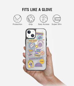 Purple Melody Stride 2.0 Clear Phone Case