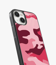 Load image into Gallery viewer, Wine Berry Camo Glass Case
