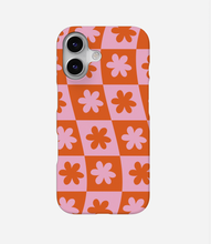 Load image into Gallery viewer, Melted Psychedelic Groovy Checkered Case
