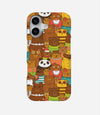 Cute Bears Doodle Phone Case