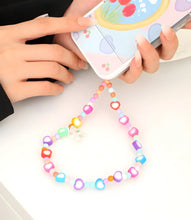 Load image into Gallery viewer, Heart Love Beaded Phone Charm
