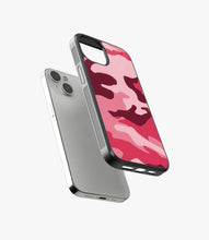 Load image into Gallery viewer, Wine Berry Camo Glass Case
