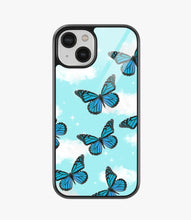 Load image into Gallery viewer, Y2K Aesthetic Butterfly Glass Case
