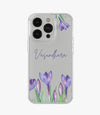 Tulip Treasures Custom Name Silicone Case