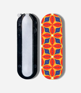 Orange Mandala Print Pop Slider