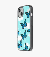 Load image into Gallery viewer, Y2K Aesthetic Butterfly Glass Case
