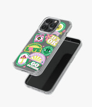 Load image into Gallery viewer, Green Dream Dazzle Silicone Phone Case
