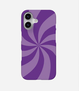 Y2k Purple Swirl Case