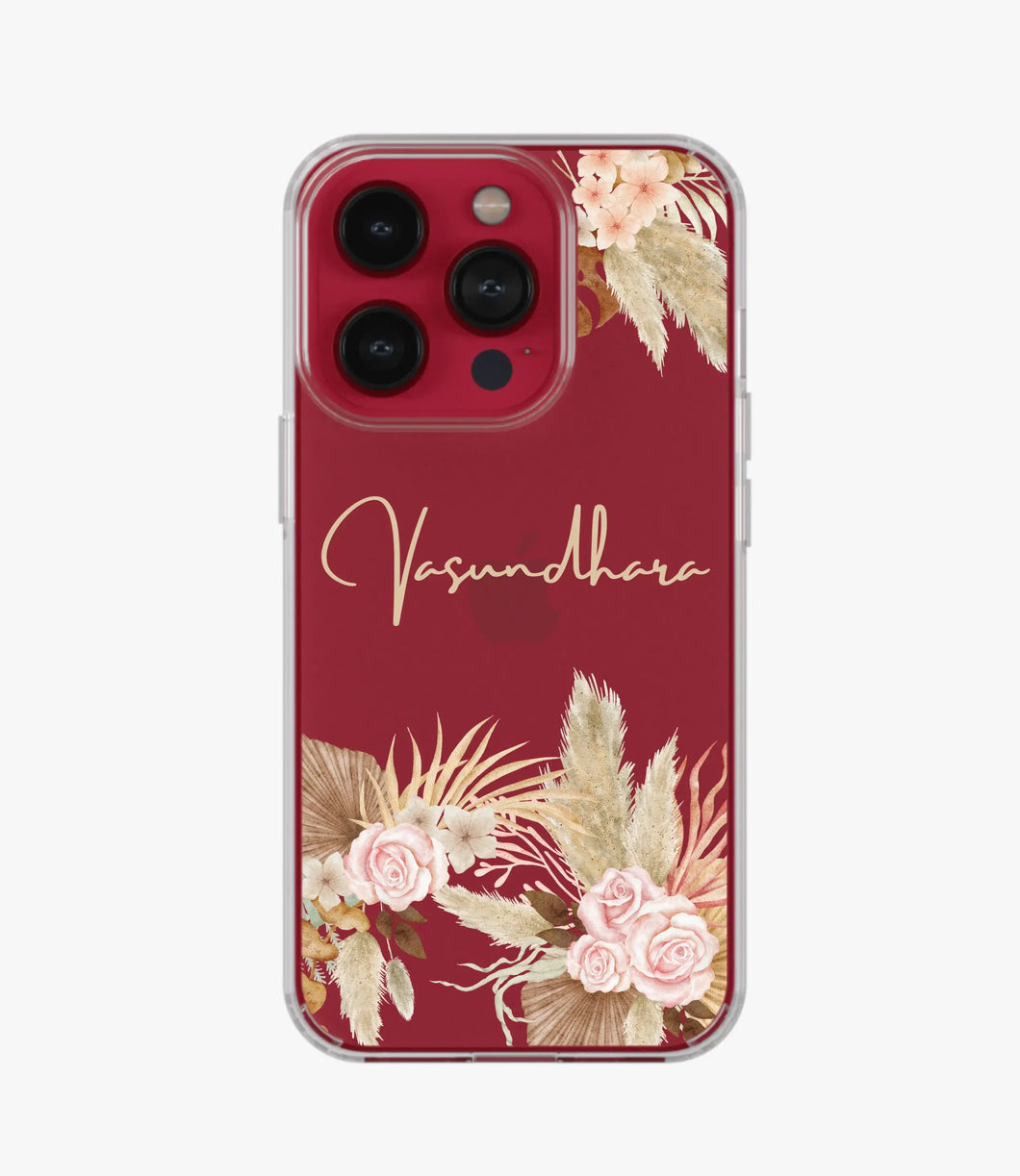 Garden Glamour Custom Name Silicone Case