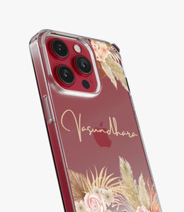 Garden Glamour Custom Name Silicone Case