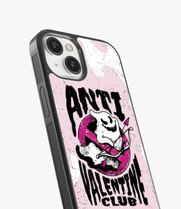 Anti Valentine Club Glass Phone Case