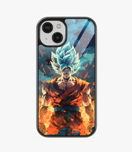 Load image into Gallery viewer, Goku Dynamic Glass Phone Case
