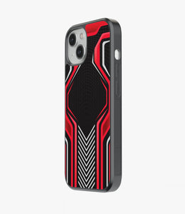 Abstract Velocity Vibe Pattern Glass Case