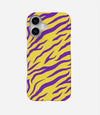 Zebra Purple/Yellow Phone Case