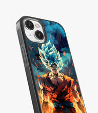 Load image into Gallery viewer, Goku Dynamic Glass Phone Case
