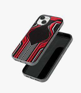 Abstract Velocity Vibe Pattern Glass Case