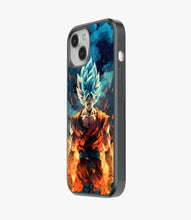 Load image into Gallery viewer, Goku Dynamic Glass Phone Case
