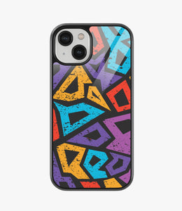 Abstract Apex Ascent Pattern Glass Case