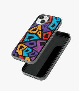 Abstract Apex Ascent Pattern Glass Case