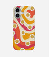 Daisy Floral Smiley Face Phone Case