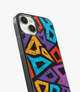 Abstract Apex Ascent Pattern Glass Case