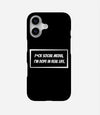 F*ck Social Media Phone Case