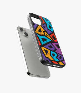 Abstract Apex Ascent Pattern Glass Case