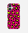 Bright Pink Leopard Print Phone Case