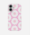 Aesthetic White/Pink Daisy Floral Case