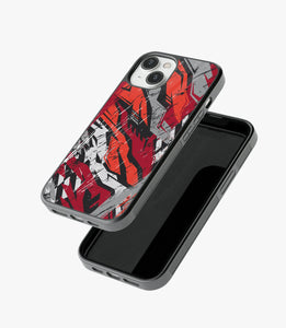 Abstract Quick Shift Pattern Glass Case