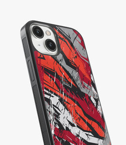 Abstract Quick Shift Pattern Glass Case