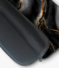 Load image into Gallery viewer, Black/Gold Marble Laptop Sleeve
