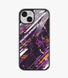 Abstract Gridiron Glory Pattern Glass Case