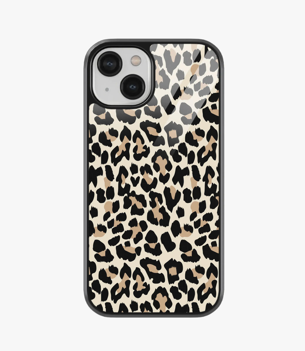 Beaver Leopard Print Glass Case