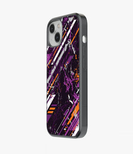 Abstract Gridiron Glory Pattern Glass Case