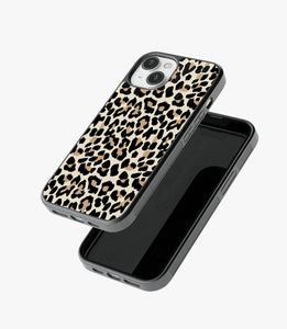 Beaver Leopard Print Glass Case