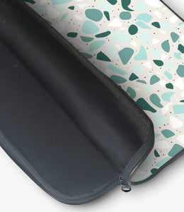 Green Terrazzo Laptop Sleeve