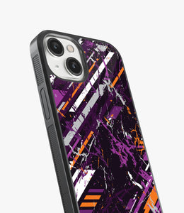 Abstract Gridiron Glory Pattern Glass Case